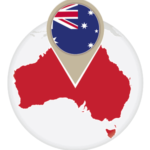 Australia Flag and Location