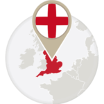 England Flag and Location
