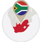South Africa Flag and Location