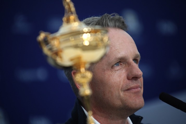 Luke Donald with Ryder Cup
