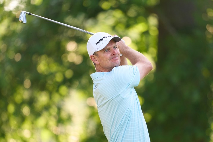 Justin Rose Playing Shot