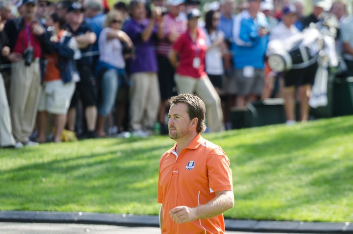 Graeme McDowell at the 2012 Ryder Cup