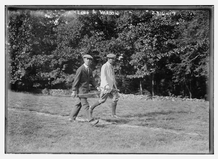 Harry Vardon with Fred McLeod
