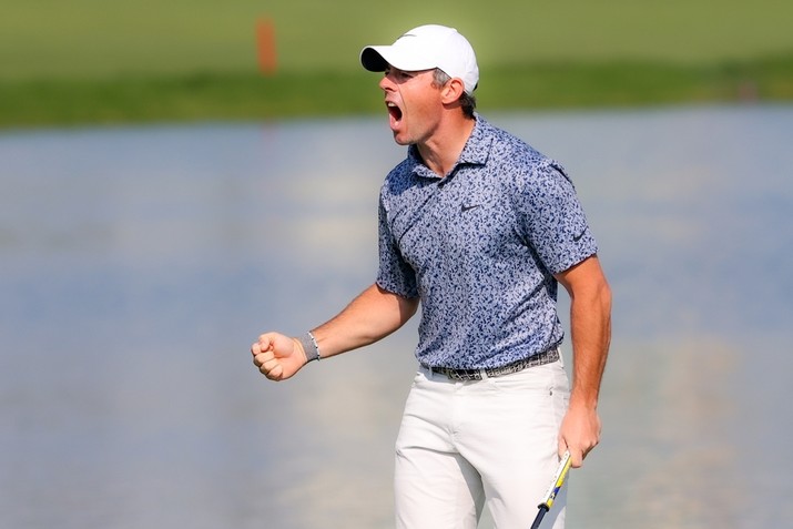 Rory McIlroy Celebrating