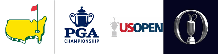 Golf Majors Logos