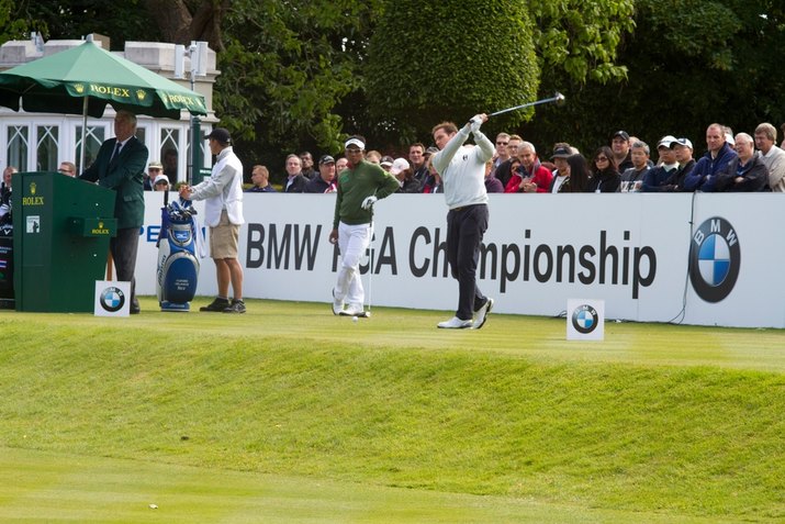 Wentworth PGA Championship Tee Shot