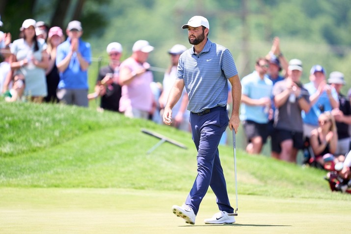 Scottie Scheffler Walking on Green